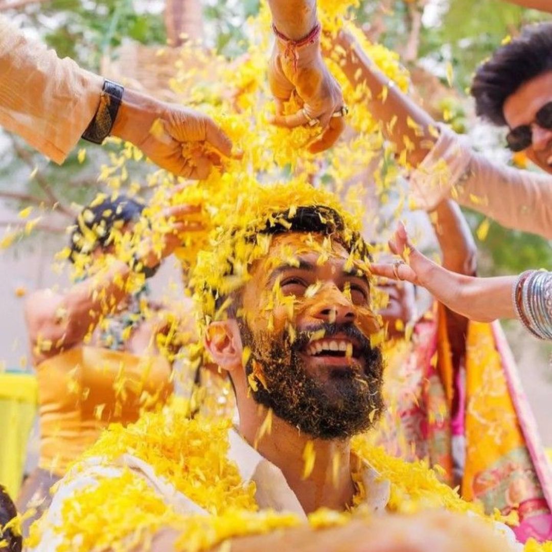 1 — Indian wedding photography pose by Bajaj Films