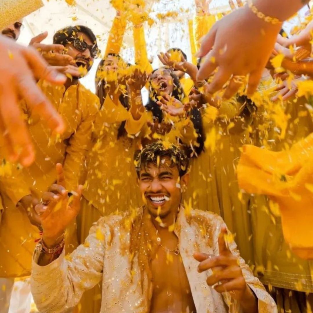 3 — Indian wedding photography pose by Bajaj Films